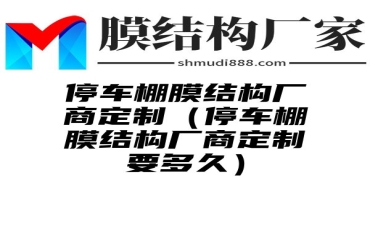 停车棚膜结构厂商定制（停车棚膜结构厂商定制要多久）