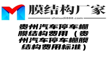 贵州汽车停车棚膜结构费用（贵州汽车停车棚膜结构费用标准）