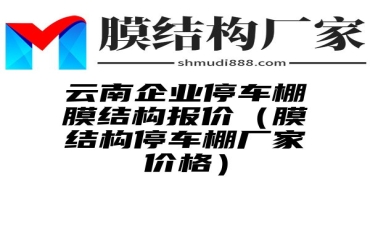 云南企业停车棚膜结构报价（膜结构停车棚厂家价格）