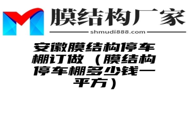 安徽膜结构停车棚订做（膜结构停车棚多少钱一平方）