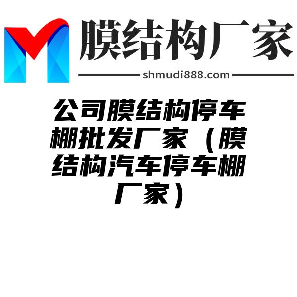 公司膜结构停车棚批发厂家（膜结构汽车停车棚厂家）